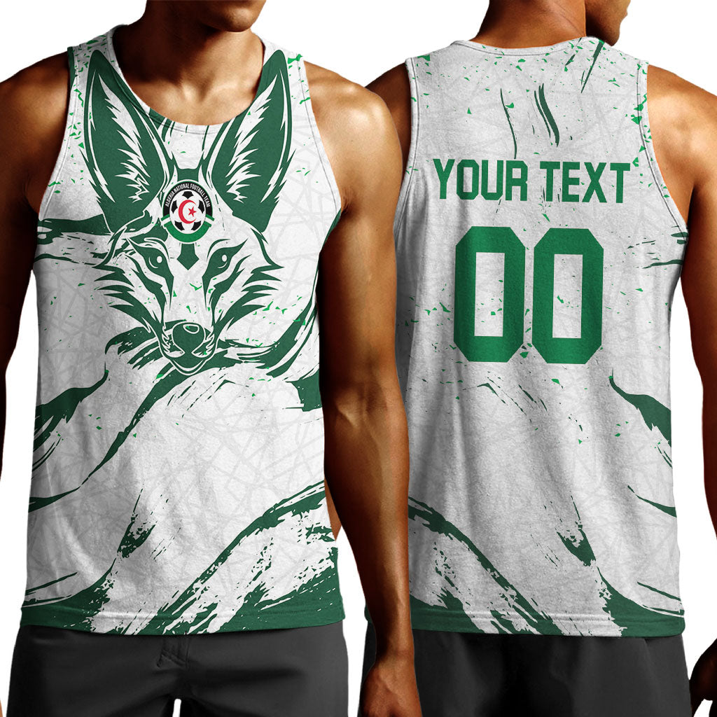 Custom Algeria 2026 World Football Men Tank Top Les Fennecs Come On