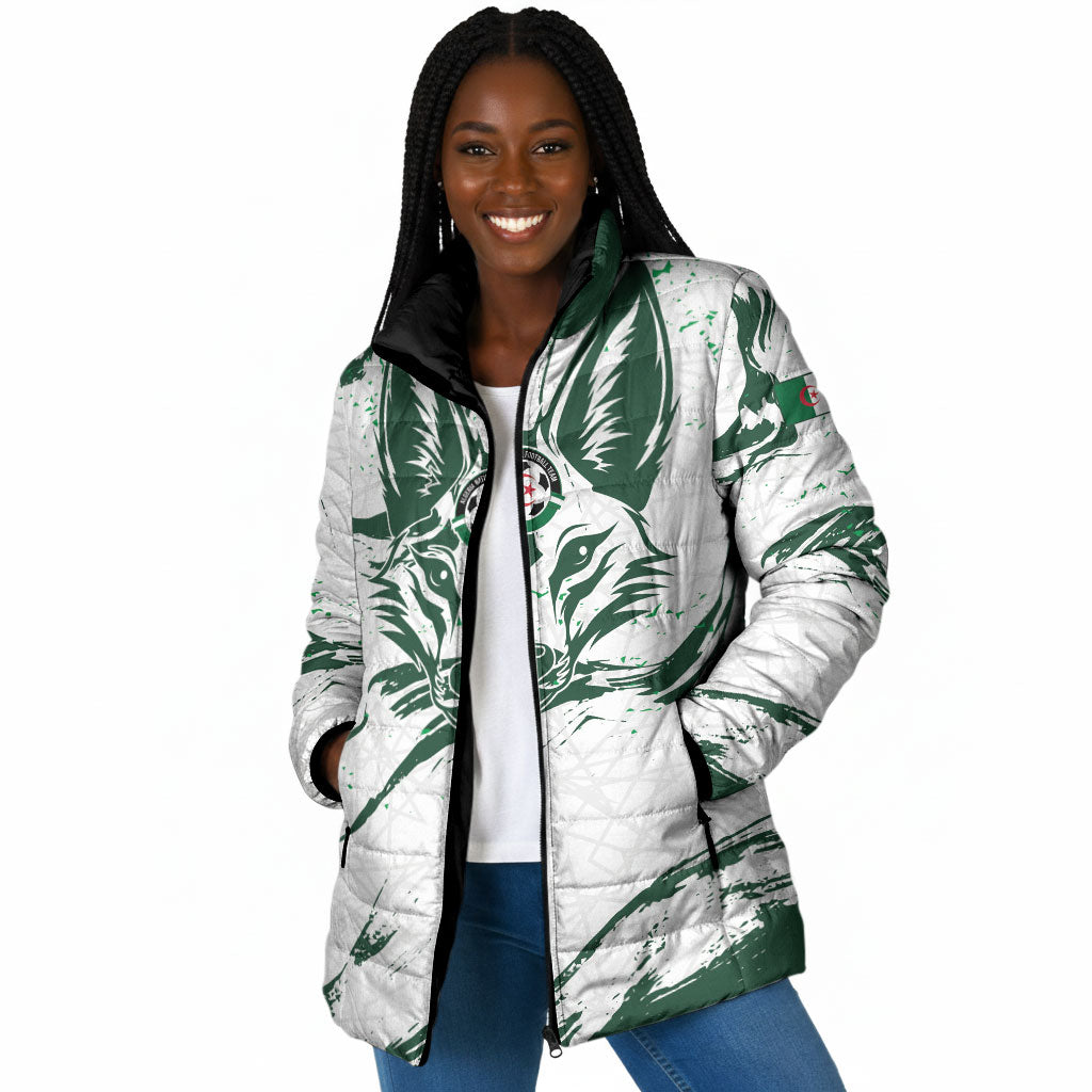 Custom Algeria 2026 World Football Padded Jacket Les Fennecs Come On