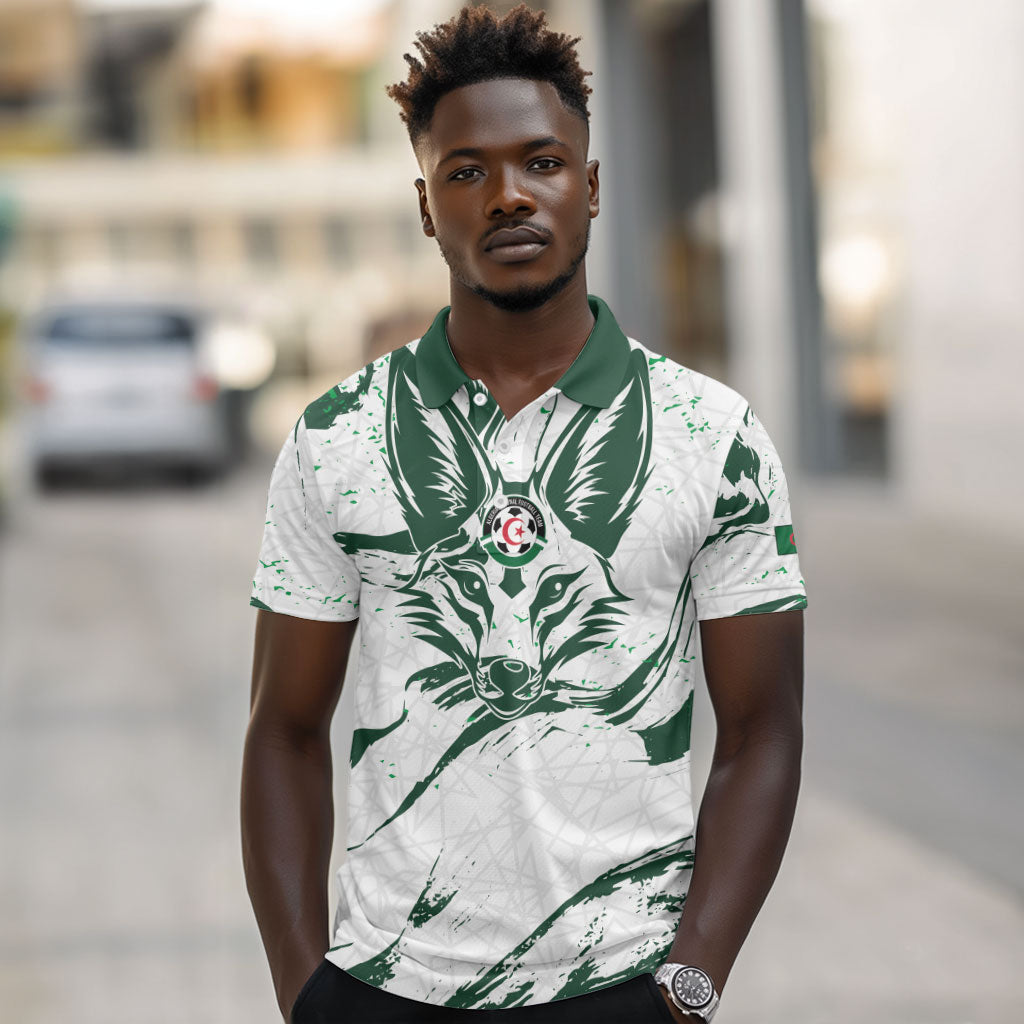 Custom Algeria 2026 World Football Polo Shirt Les Fennecs Come On