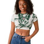 Custom Algeria 2026 World Football Raglan Cropped T shirt Les Fennecs Come On
