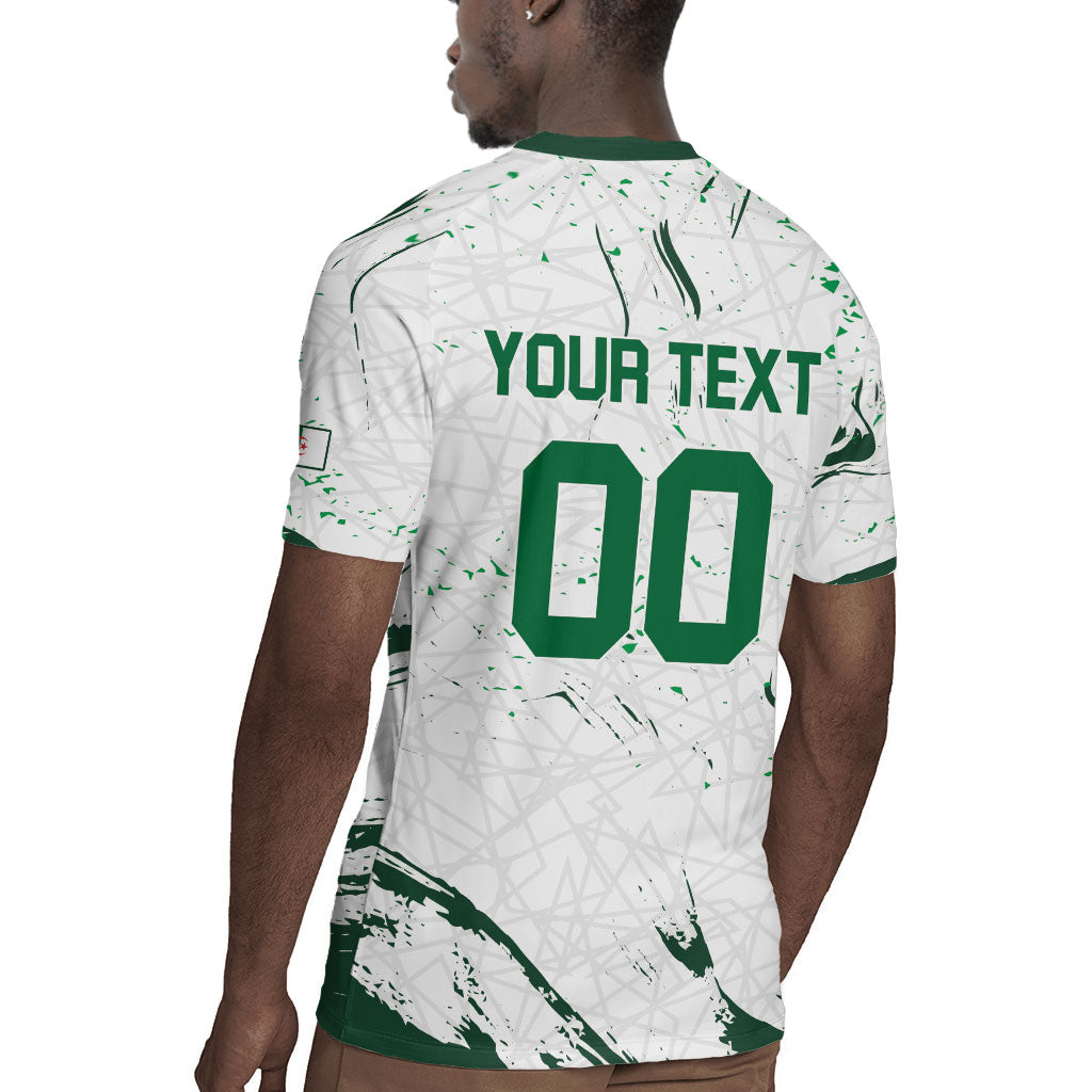 Custom Algeria 2026 World Football Rugby Jersey Les Fennecs Come On