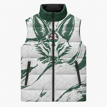 Custom Algeria 2026 World Football Sleeveless Puffer Jacket Les Fennecs Come On
