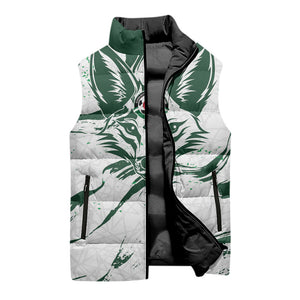 Custom Algeria 2026 World Football Sleeveless Puffer Jacket Les Fennecs Come On