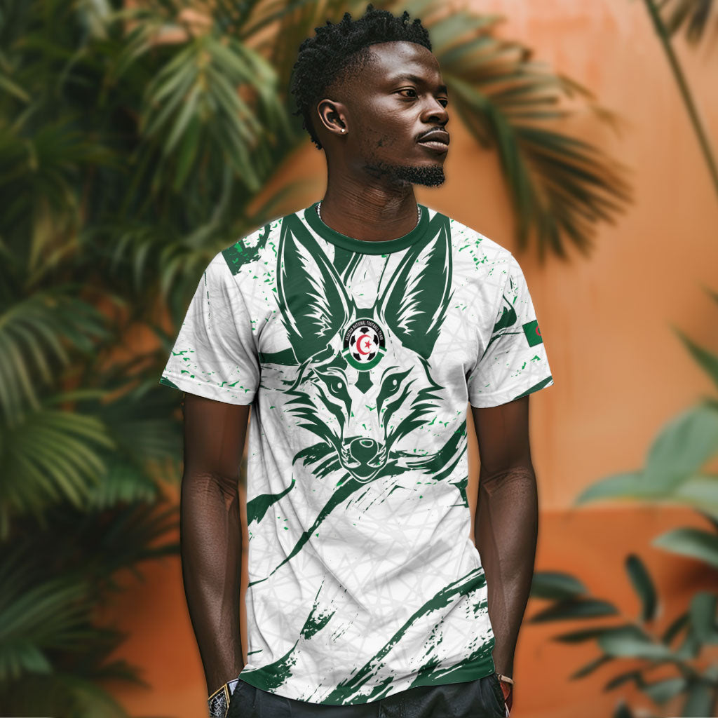Custom Algeria 2026 World Football T shirt Les Fennecs Come On