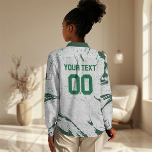 Custom Algeria 2026 World Football Women Casual Shirt Les Fennecs Come On