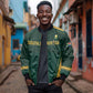 Custom South Africa 2026 World Football Bomber Jacket Bafana Bafana Woza