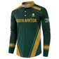Custom South Africa 2026 World Football Button Sweatshirt Bafana Bafana Woza