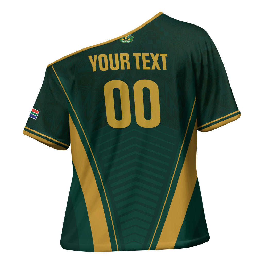 Custom South Africa 2026 World Football Cross Shoulder Shirt Bafana Bafana Woza
