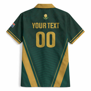 Custom South Africa 2026 World Football Hawaiian Shirt Bafana Bafana Woza
