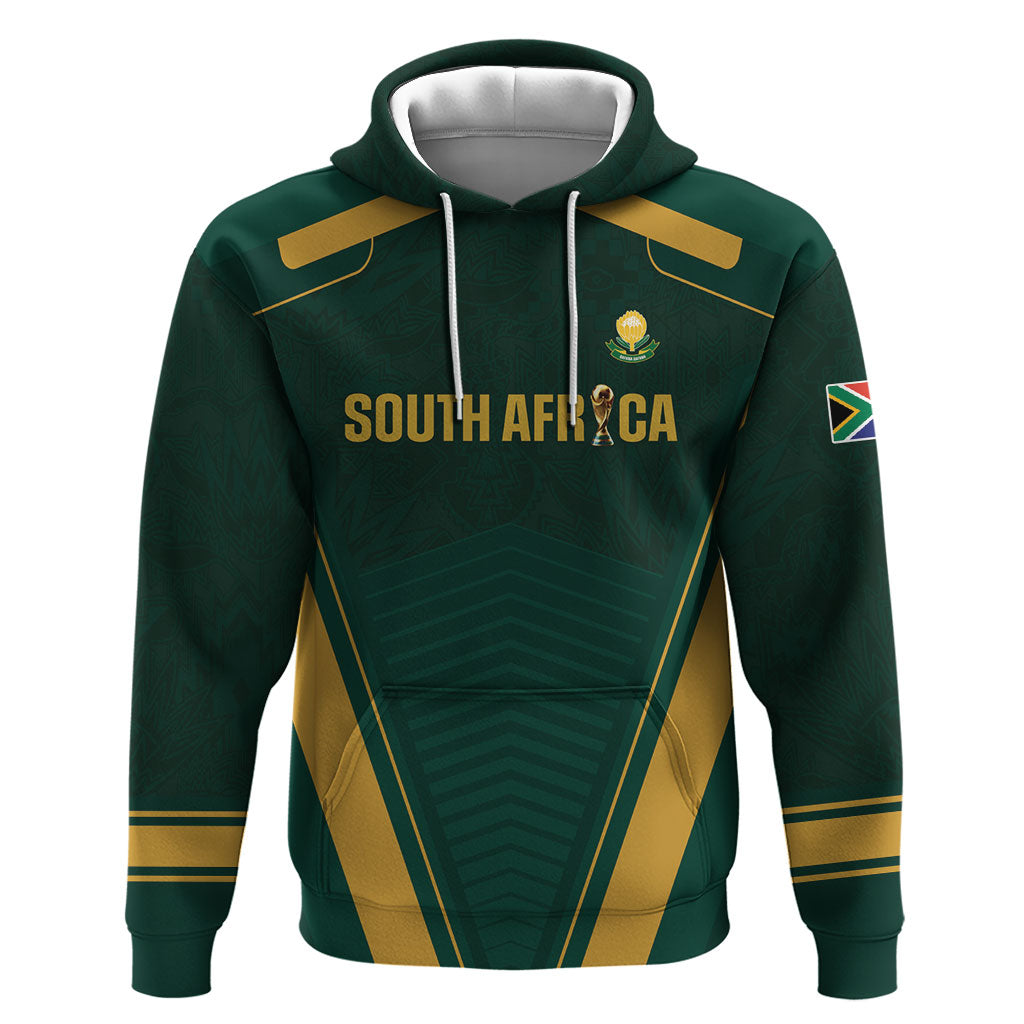 Custom South Africa 2026 World Football Hoodie Bafana Bafana Woza