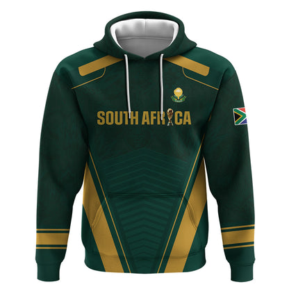 Custom South Africa 2026 World Football Hoodie Bafana Bafana Woza