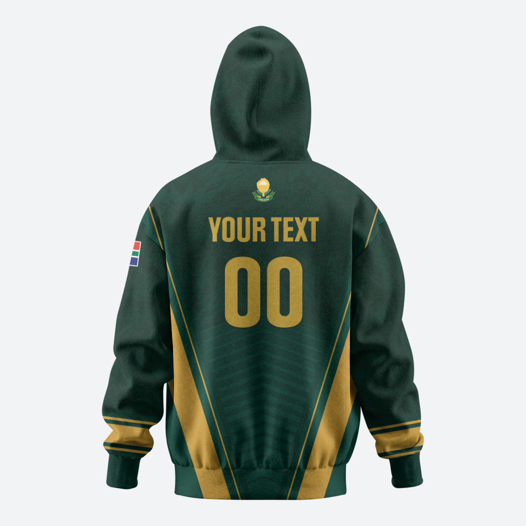 Custom South Africa 2026 World Football Hoodie Bafana Bafana Woza