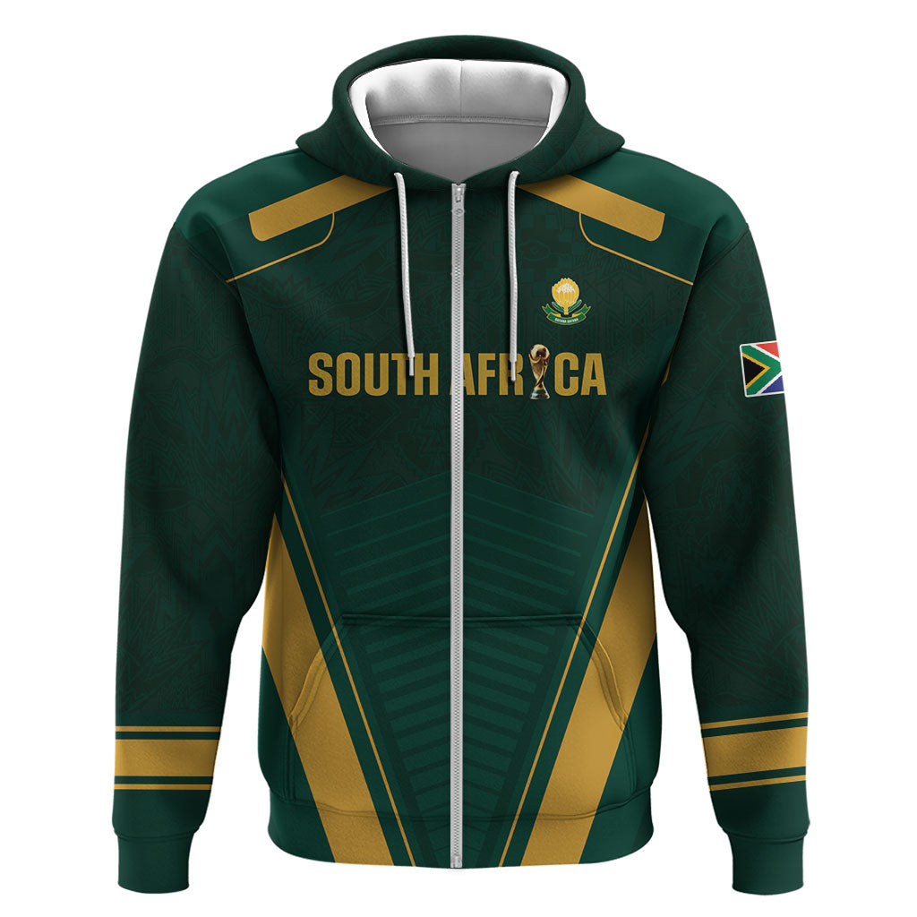 Custom South Africa 2026 World Football Hoodie Bafana Bafana Woza