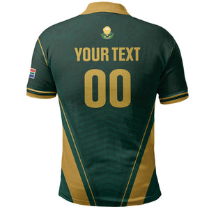 Custom South Africa 2026 World Football Polo Shirt Bafana Bafana Woza