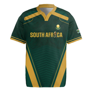 Custom South Africa 2026 World Football Rugby Jersey Bafana Bafana Woza