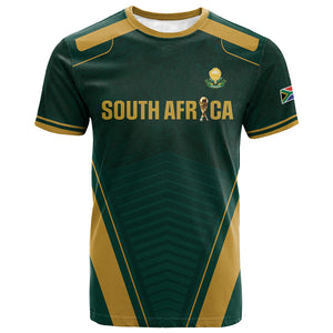 Custom South Africa 2026 World Football T shirt Bafana Bafana Woza