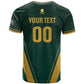 Custom South Africa 2026 World Football T shirt Bafana Bafana Woza