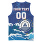 Custom Cape Verde 2026 World Football Basketball Jersey Blue Sharks Come On