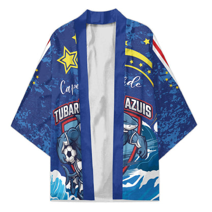 Custom Cape Verde 2026 World Football Kimono Blue Sharks Come On