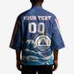 Custom Cape Verde 2026 World Football Kimono Blue Sharks Come On