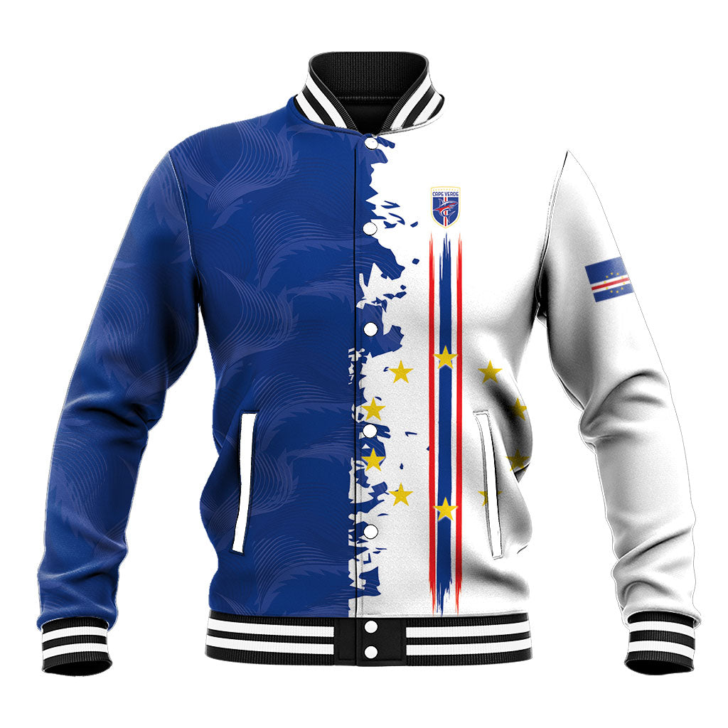 Personalized Cabo Verde 2026 Football Baseball Jacket Crioulos Make History