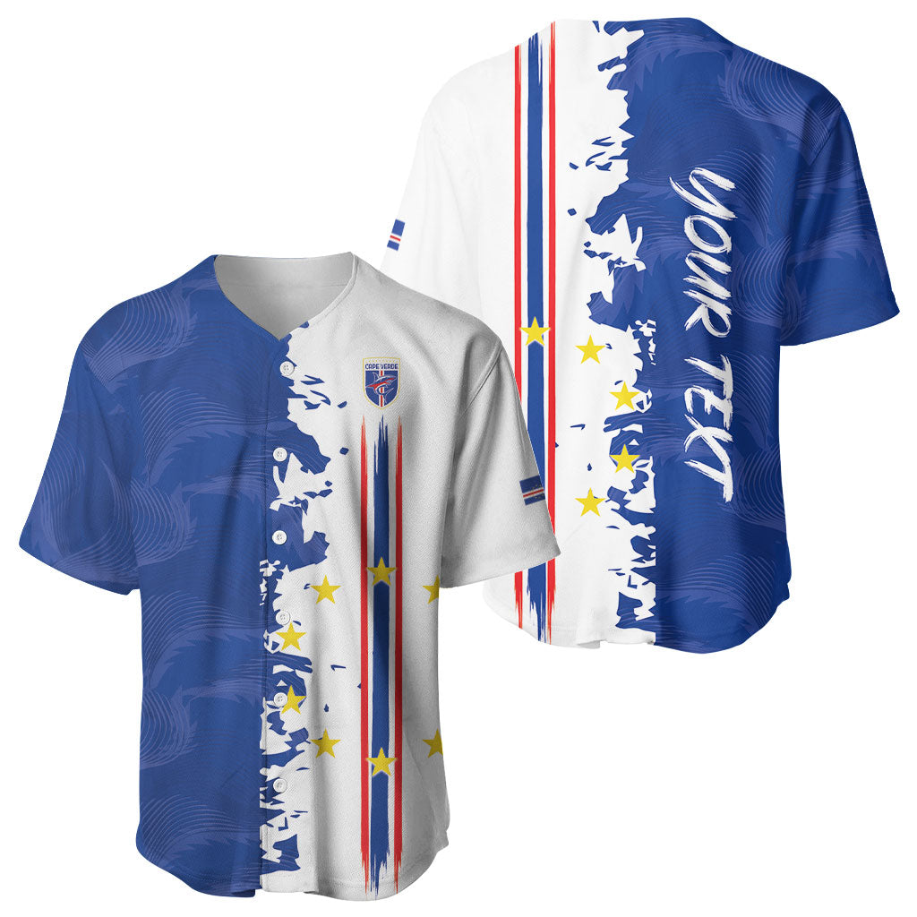 Personalized Cabo Verde 2026 Football Baseball Jersey Crioulos Make History