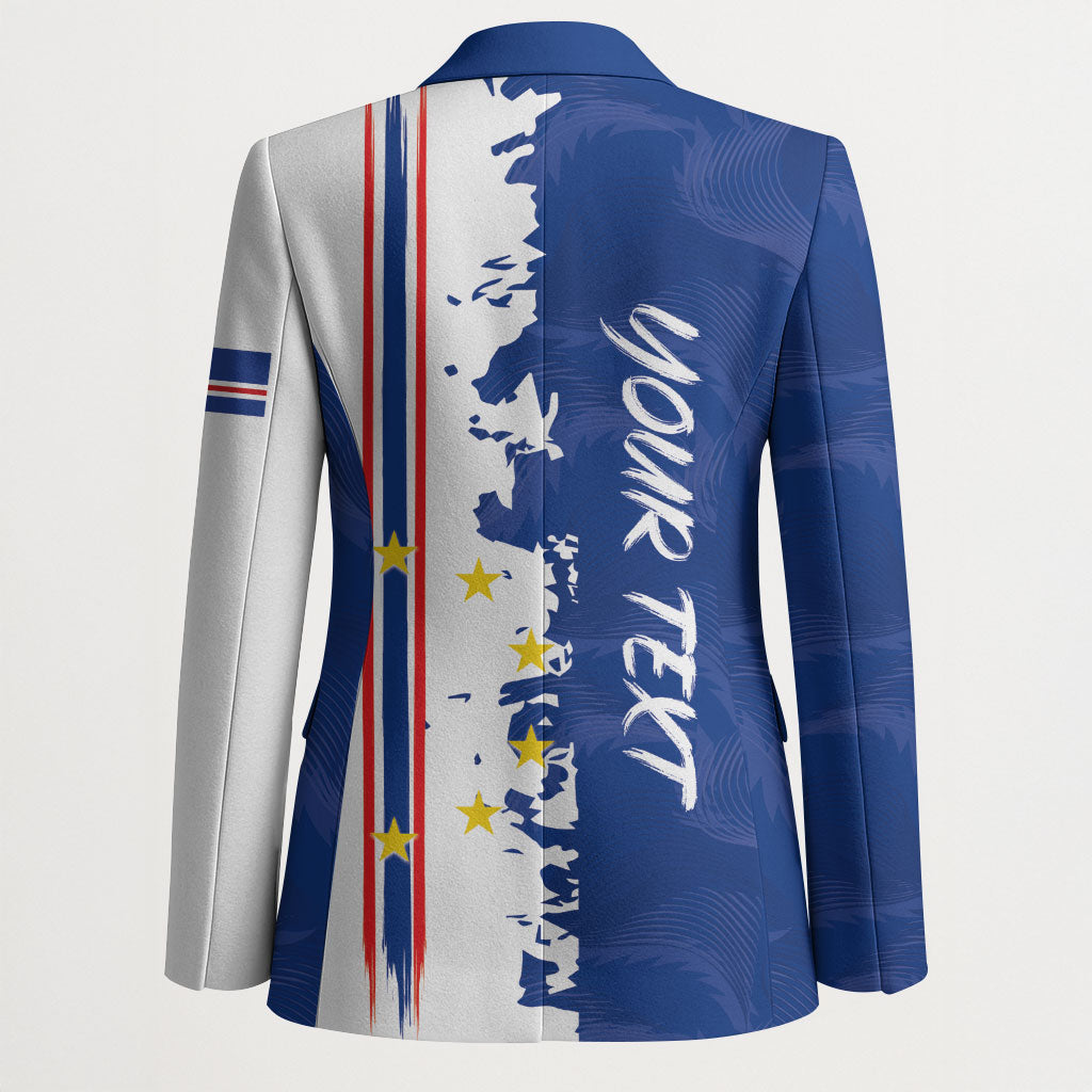 Personalized Cabo Verde 2026 Football Blazer Crioulos Make History