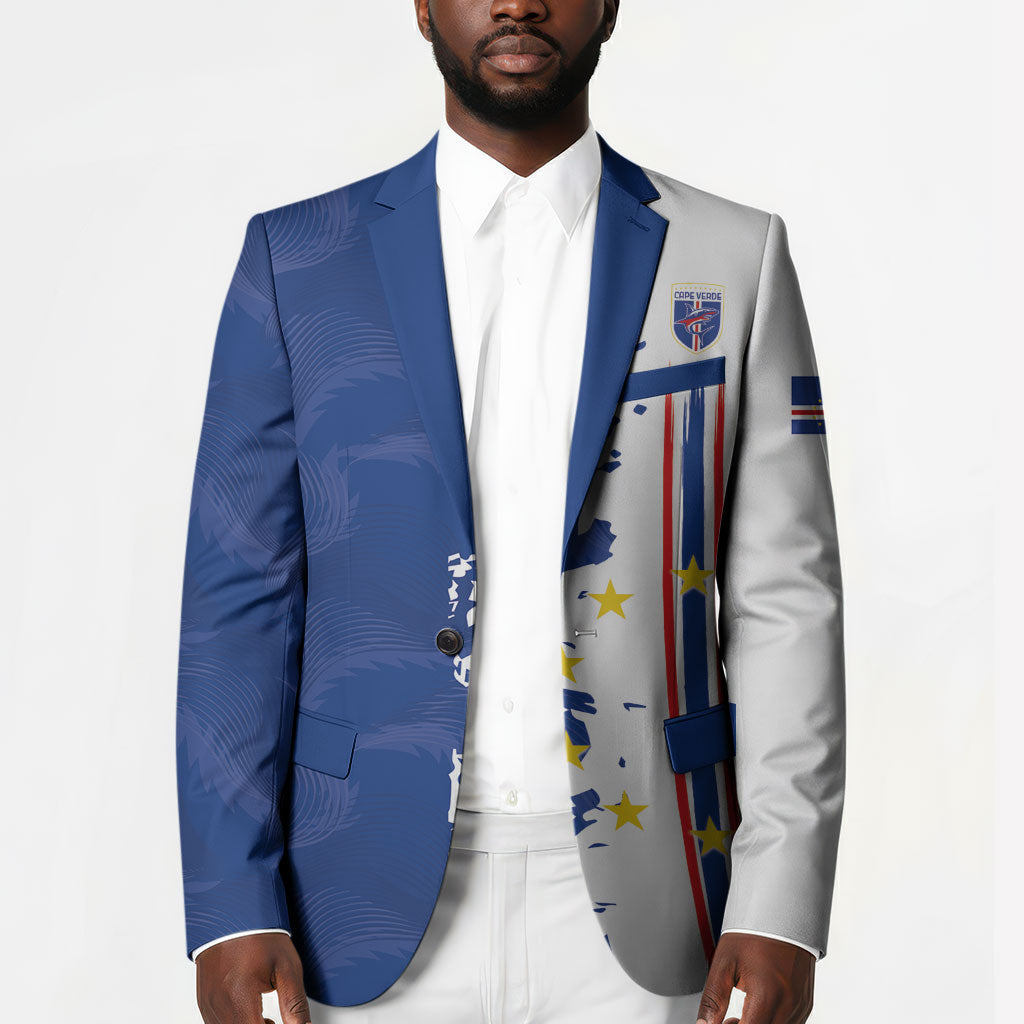 Personalized Cabo Verde 2026 Football Blazer Crioulos Make History