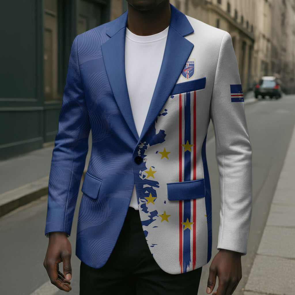 Personalized Cabo Verde 2026 Football Blazer Crioulos Make History