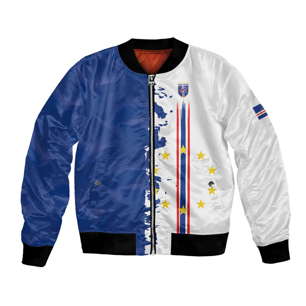 Personalized Cabo Verde 2026 Football Bomber Jacket Crioulos Make History