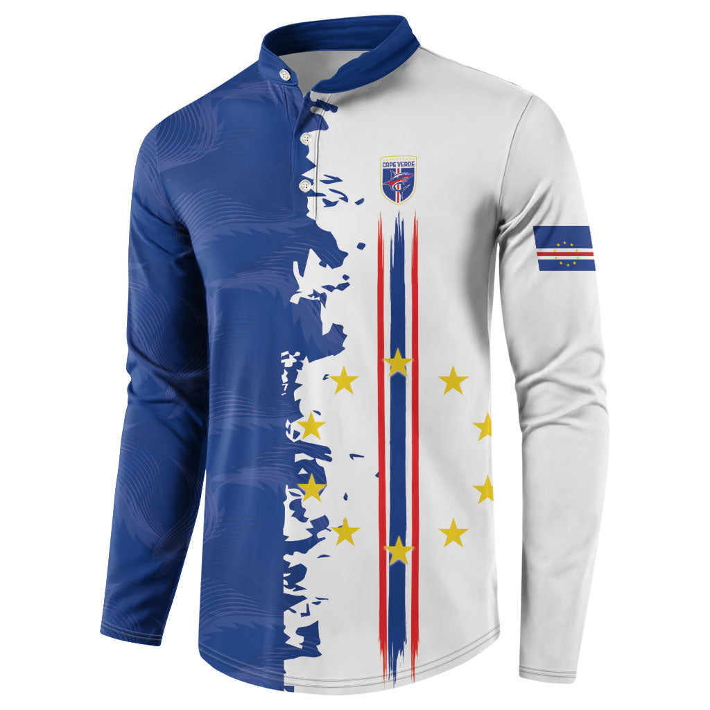 Personalized Cabo Verde 2026 Football Button Sweatshirt Crioulos Make History