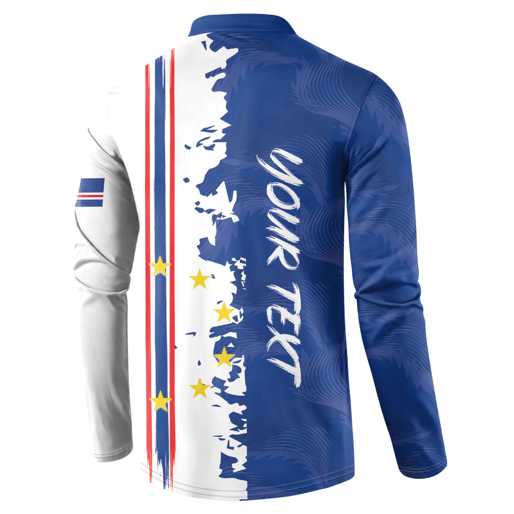 Personalized Cabo Verde 2026 Football Button Sweatshirt Crioulos Make History