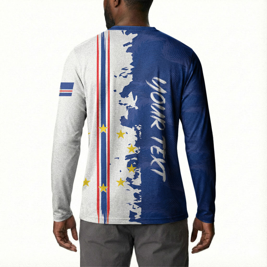 Personalized Cabo Verde 2026 Football Button Sweatshirt Crioulos Make History