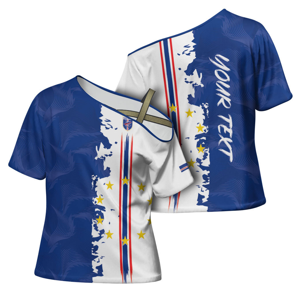 Personalized Cabo Verde 2026 Football Cross Shoulder Shirt Crioulos Make History