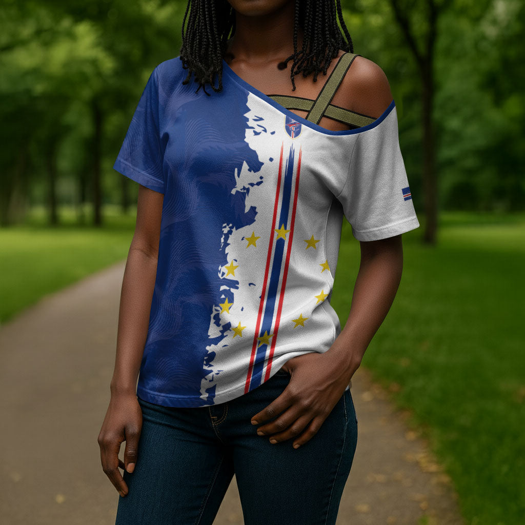 Personalized Cabo Verde 2026 Football Cross Shoulder Shirt Crioulos Make History