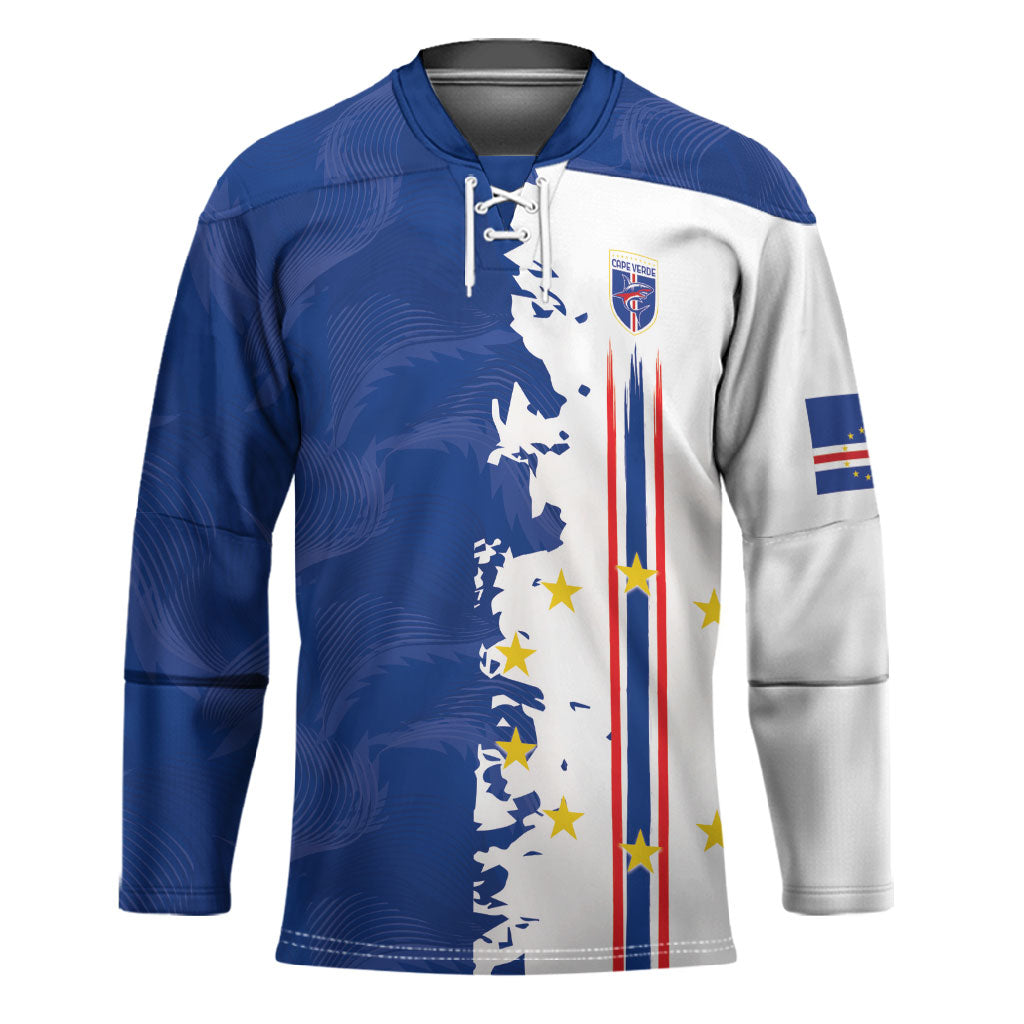 Personalized Cabo Verde 2026 Football Hockey Jersey Crioulos Make History