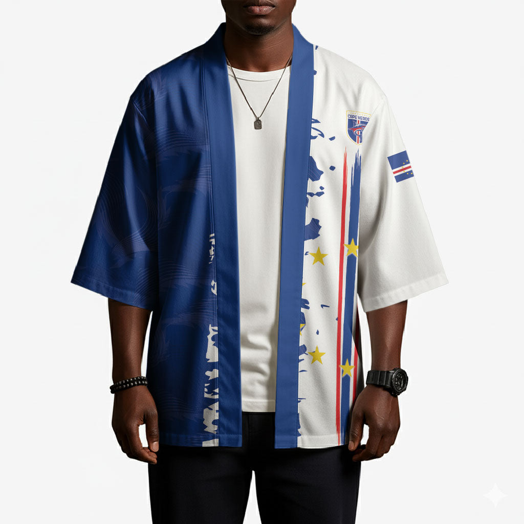 Personalized Cabo Verde 2026 Football Kimono Crioulos Make History