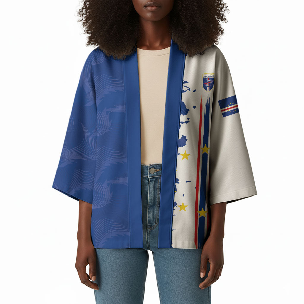 Personalized Cabo Verde 2026 Football Kimono Crioulos Make History