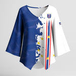 Personalized Cabo Verde 2026 Football Kimono Sleeve Blouse Crioulos Make History