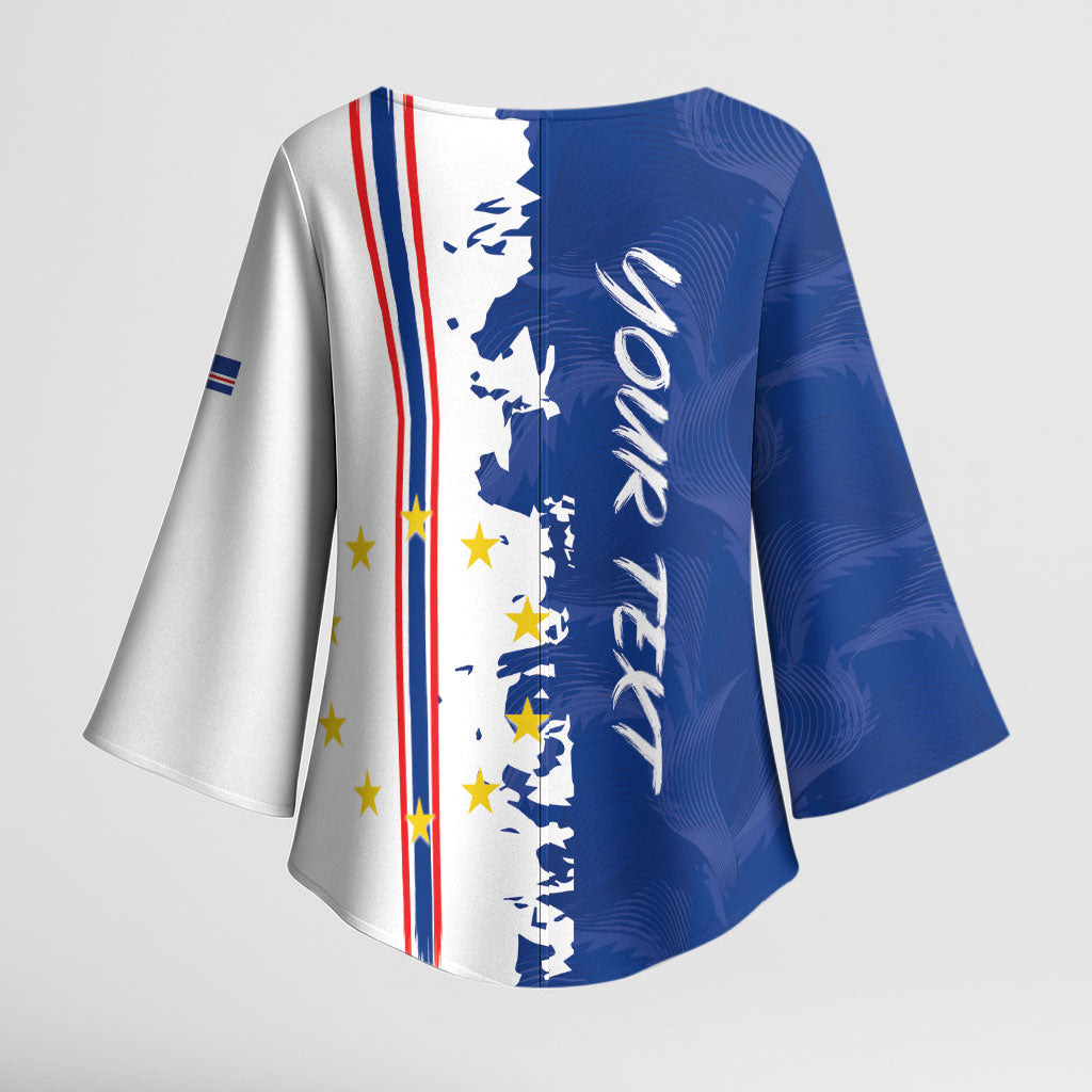 Personalized Cabo Verde 2026 Football Kimono Sleeve Blouse Crioulos Make History