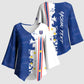Personalized Cabo Verde 2026 Football Kimono Sleeve Blouse Crioulos Make History