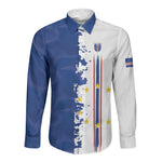 Personalized Cabo Verde 2026 Football Long Sleeve Button Shirt Crioulos Make History