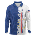 Personalized Cabo Verde 2026 Football Long Sleeve Polo Shirt Crioulos Make History