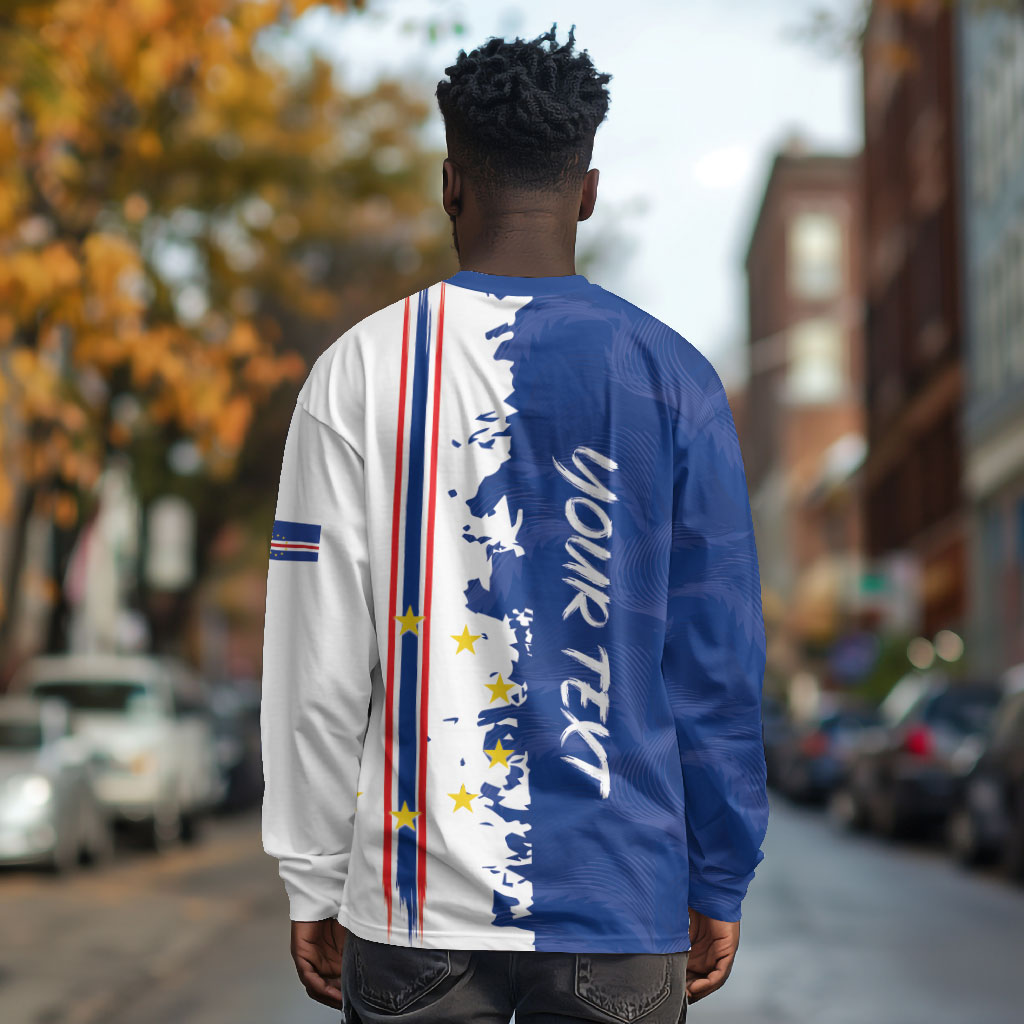 Personalized Cabo Verde 2026 Football Long Sleeve Shirt Crioulos Make History