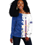 Personalized Cabo Verde 2026 Football Off Shoulder Sweater Crioulos Make History