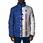 Personalized Cabo Verde 2026 Football Padded Jacket Crioulos Make History
