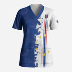 Personalized Cabo Verde 2026 Football Scrub Top Crioulos Make History