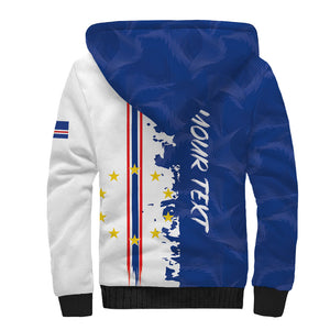 Personalized Cabo Verde 2026 Football Sherpa Hoodie Crioulos Make History