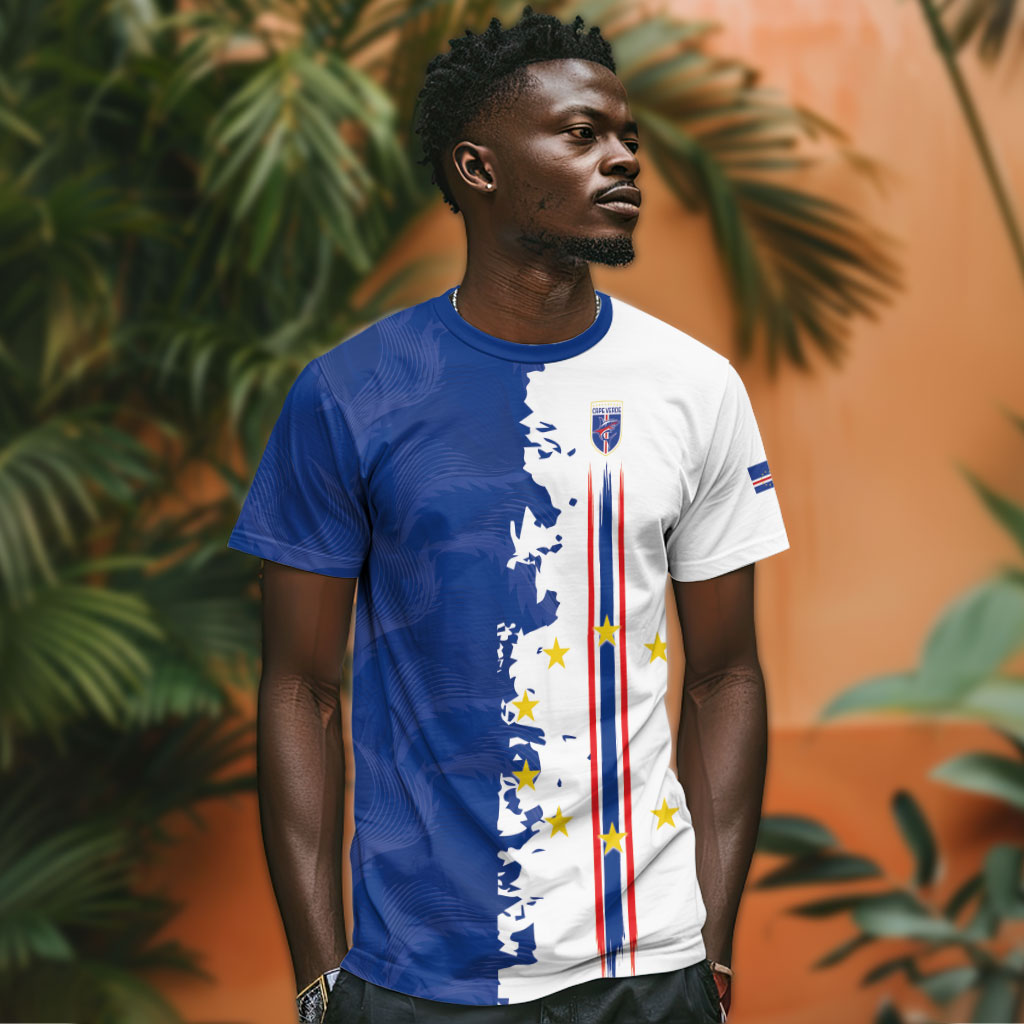 Personalized Cabo Verde 2026 Football T shirt Crioulos Make History
