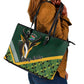 Rugby South Africa Leather Tote Bag Baby Boks Go Champions